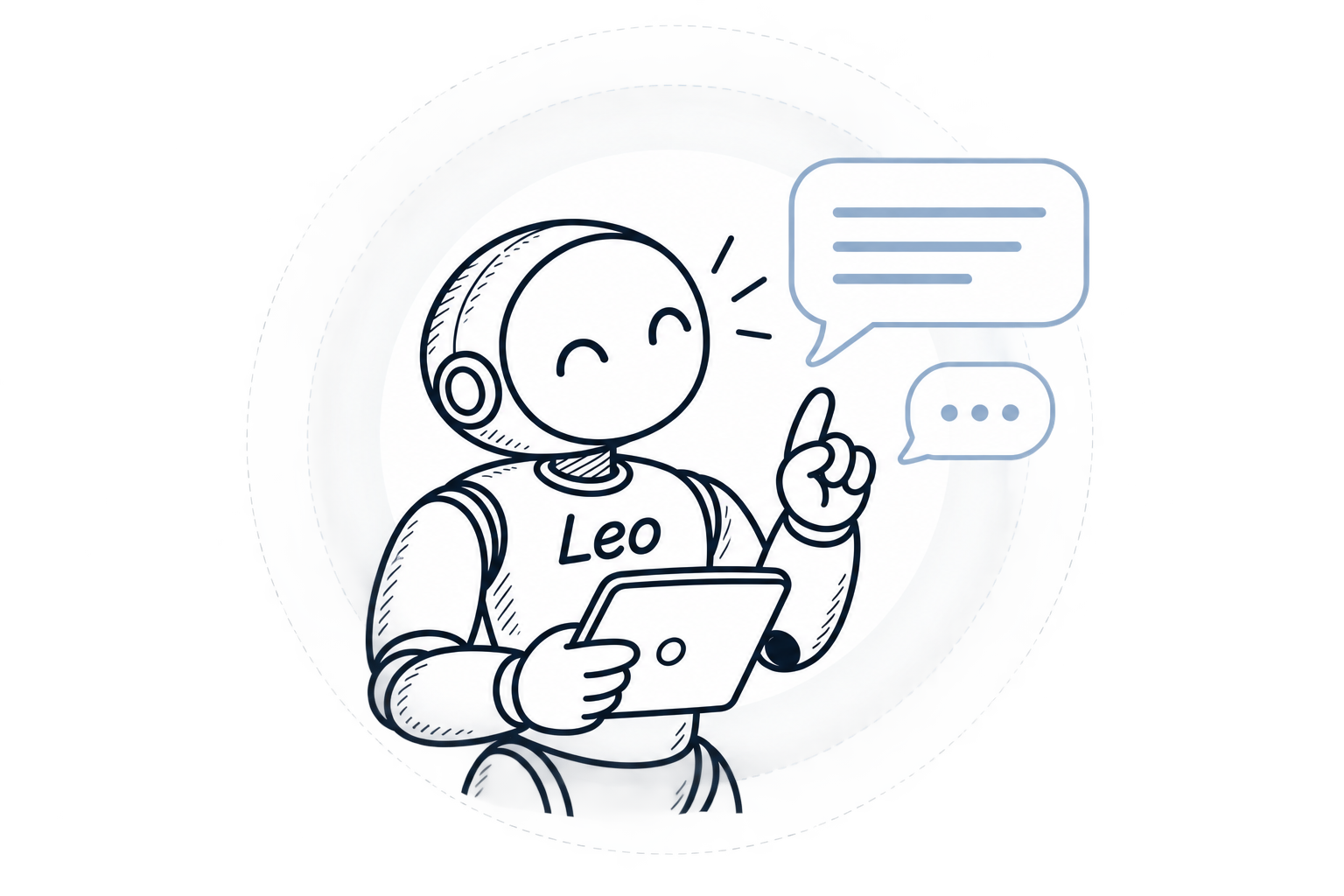 Leo, asistente empresarial de ZEAH